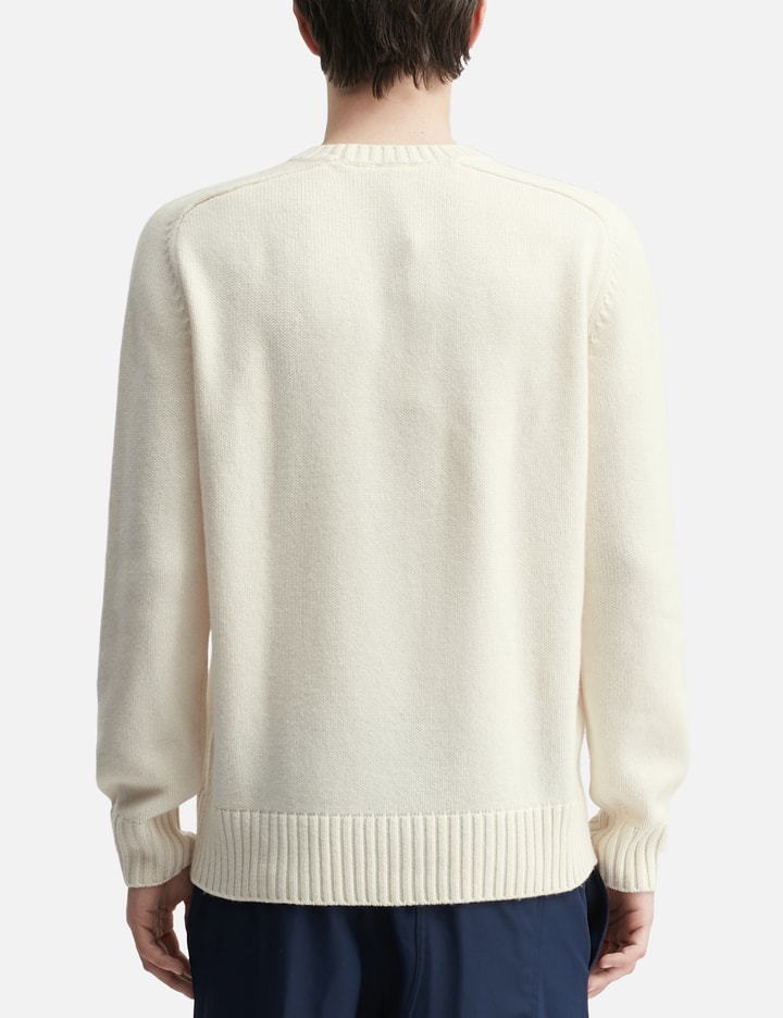 Intarsia Branded Wool Sweater Placeholder Image