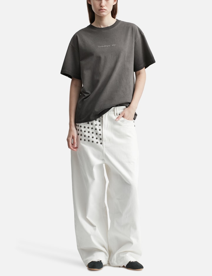 Icon Washed Black T-Shirt Placeholder Image