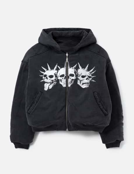 "Casey" Printed Reversible Bomber Jacket view 12