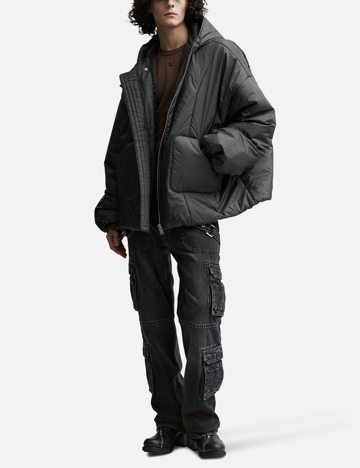 Ultra Fine Nylon Sculptural Puffer Space Grey Placeholder Image