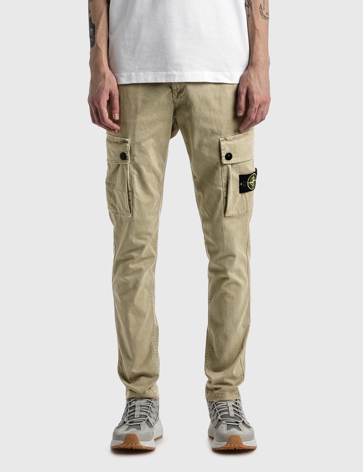 Garment-Dyed Slim Cargo Pants Placeholder Image