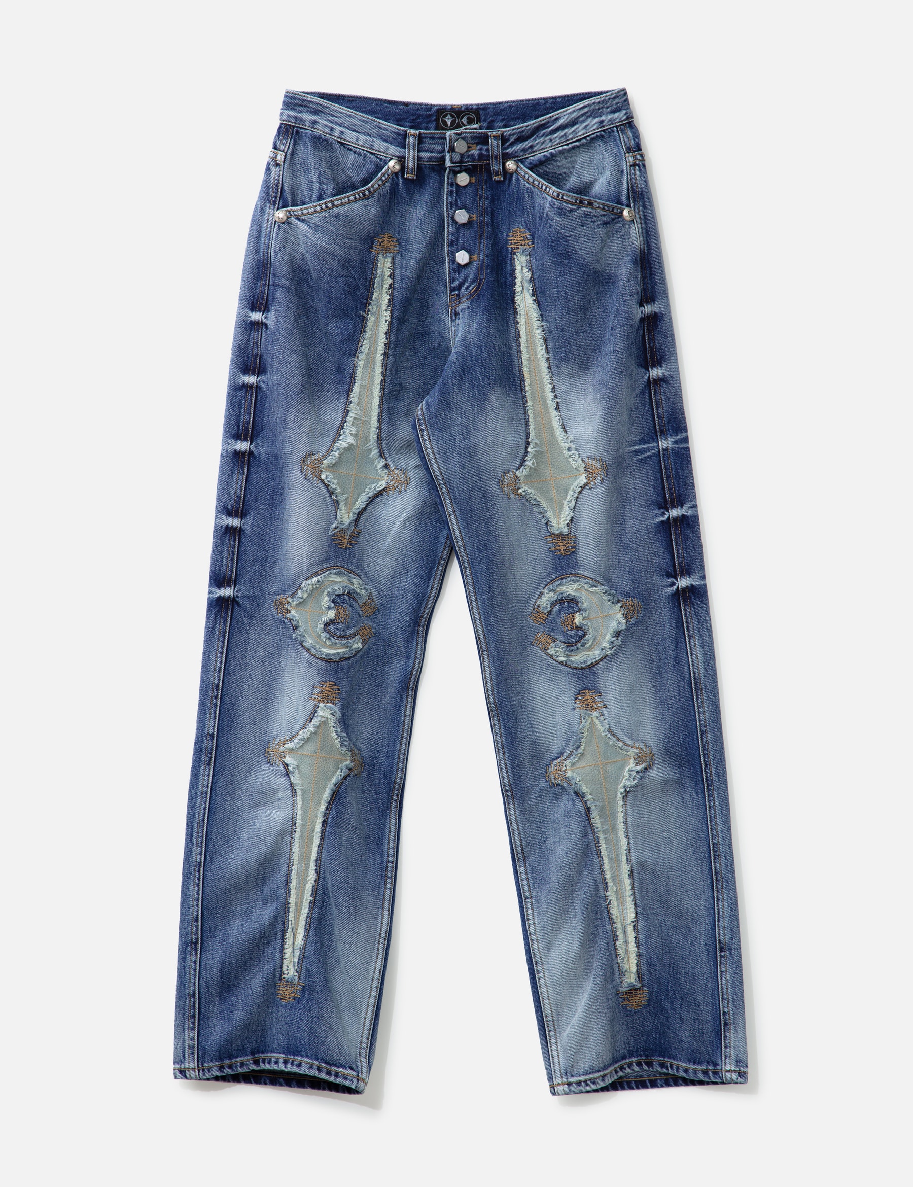 TC Bone Leather Denim Pants view 19