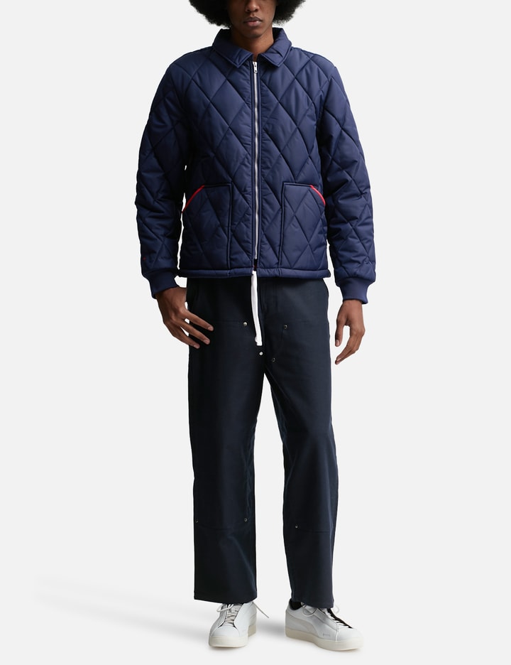 Shop Puma X Noah Quilted Jacket In Blue