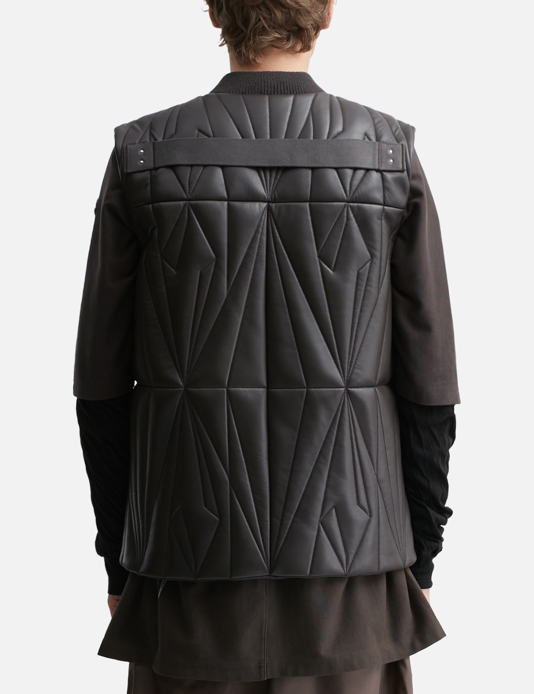Moncler + Rick Owens Geocamo Flight Nappa Leather Gilet view 19