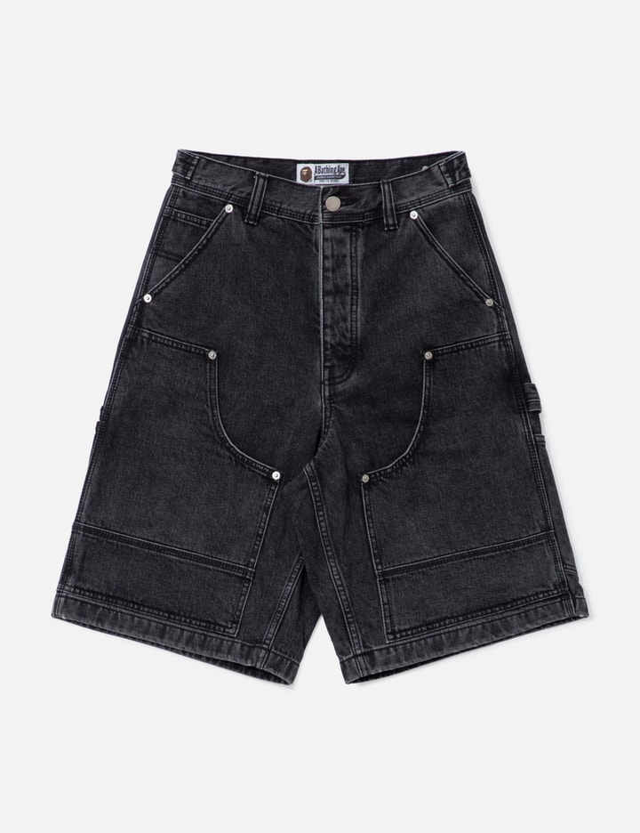 Heavy Wash Relaxed Fit 13oz Denim Shorts Placeholder Image