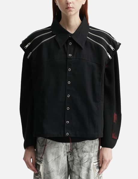 FINE CHAOS Zipper Choker Vest