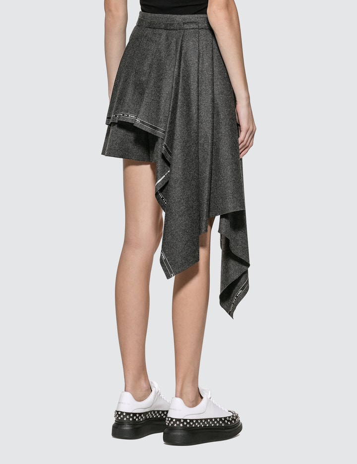 Wool Shorts With Pleated Panel Placeholder Image