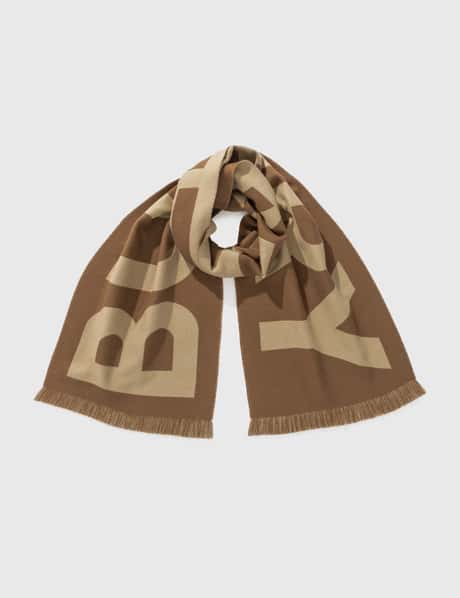 Burberry ラージ ウール ジャカード スカーフ