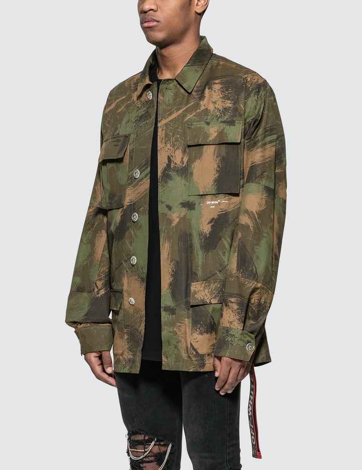 Off-White™ - Paintbrush Field Jacket | HBX - Curated Fashion and Lifestyle