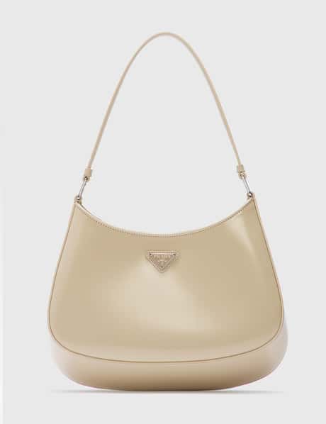 Prada - CLEO BRUSHED LEATHER SHOULDER BAG  HBX - Globally Curated Fashion  and Lifestyle by Hypebeast