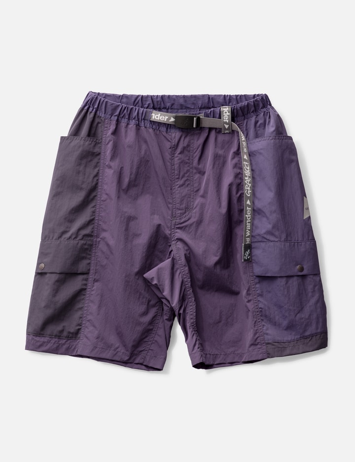 Gramicci Patchwork Wind Shorts In Purple