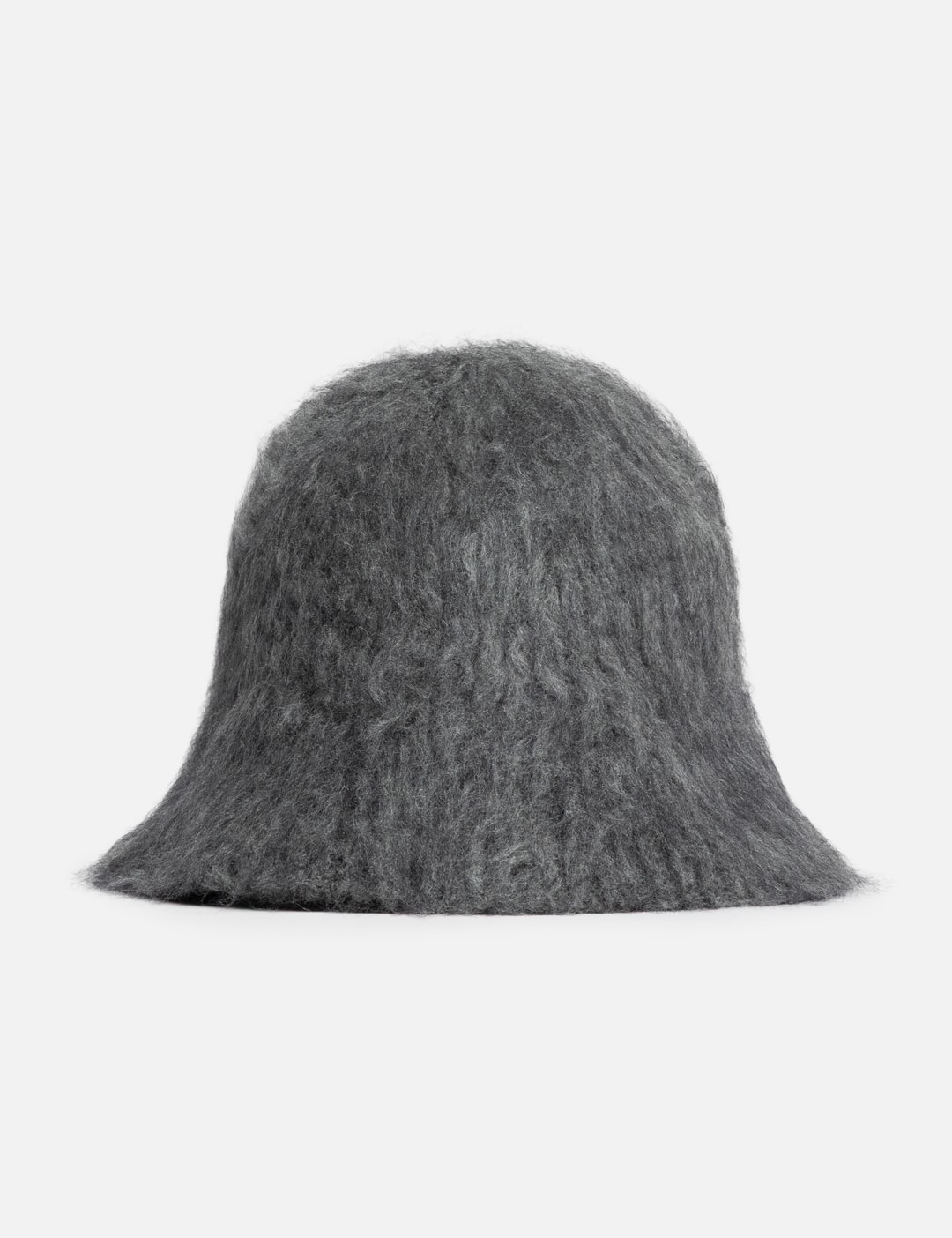 Grey Mohair Ami Bucket Hat view 9