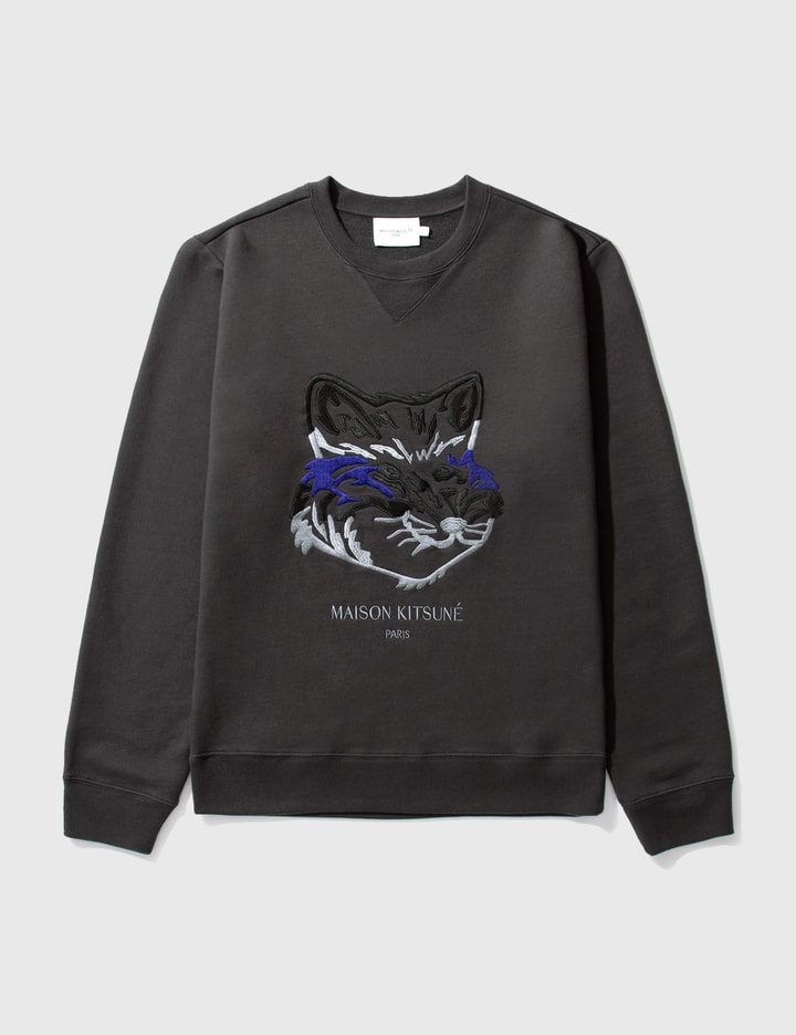Big Fox Embroidery Regular Sweatshirt Placeholder Image