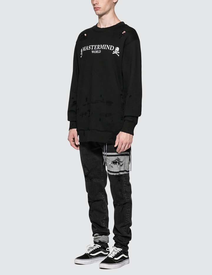 Distressed Circle Logo Sweatshirt Placeholder Image