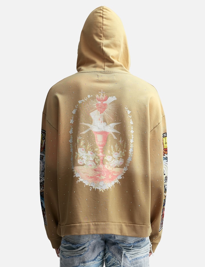Shop Who Decides War Chalice Hooded Sweatshirt In White