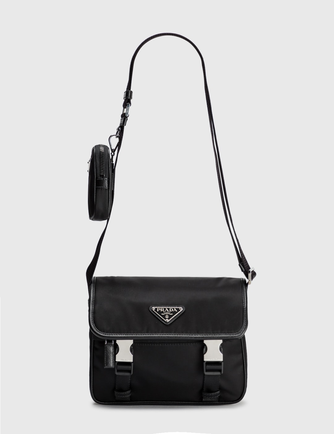 Prada - Re-Nylon And Saffiano Leather Shoulder Bag | HBX - Globally Curated  Fashion and Lifestyle by Hypebeast