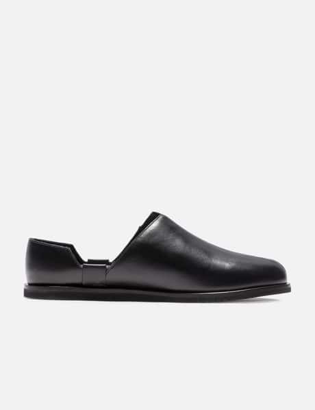 A-COLD-WALL* A COLD WAR LEATHER BLACK MIES LOAFER