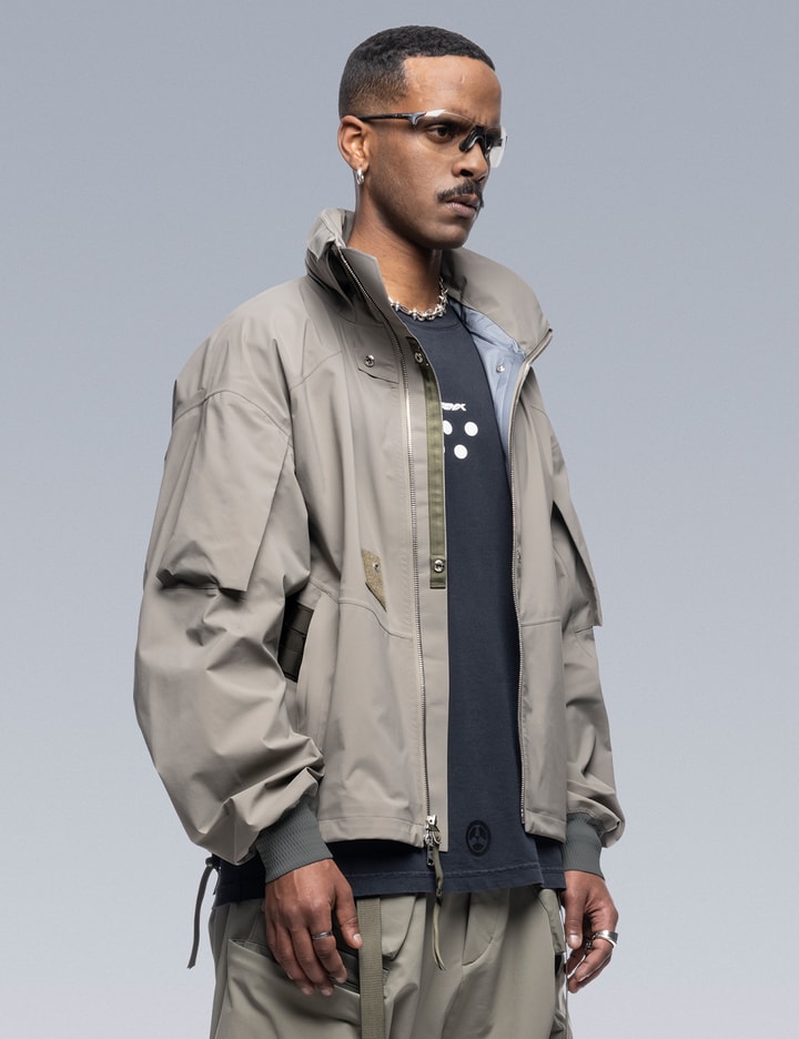 Shop Acronym 3l Gore-tex Pro Tec Sys Jacket In Green