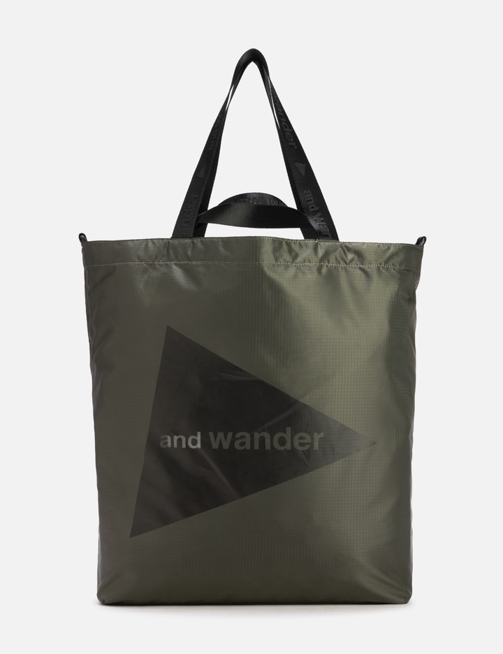 and wander Crispy Rip Logo Tote Bag