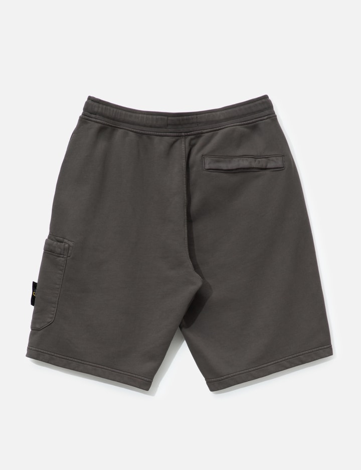 Stone Island Organic Cotton Fleece Jogger Shorts