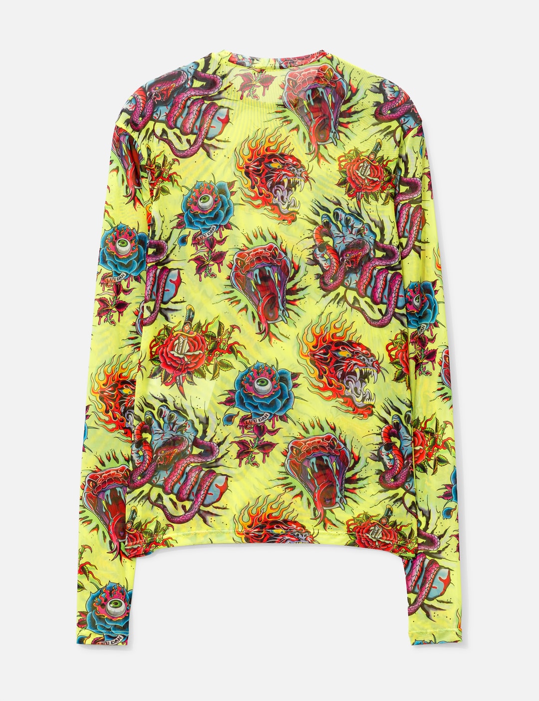 UNISEX MESH LONG-SLEEVE TOP view 9