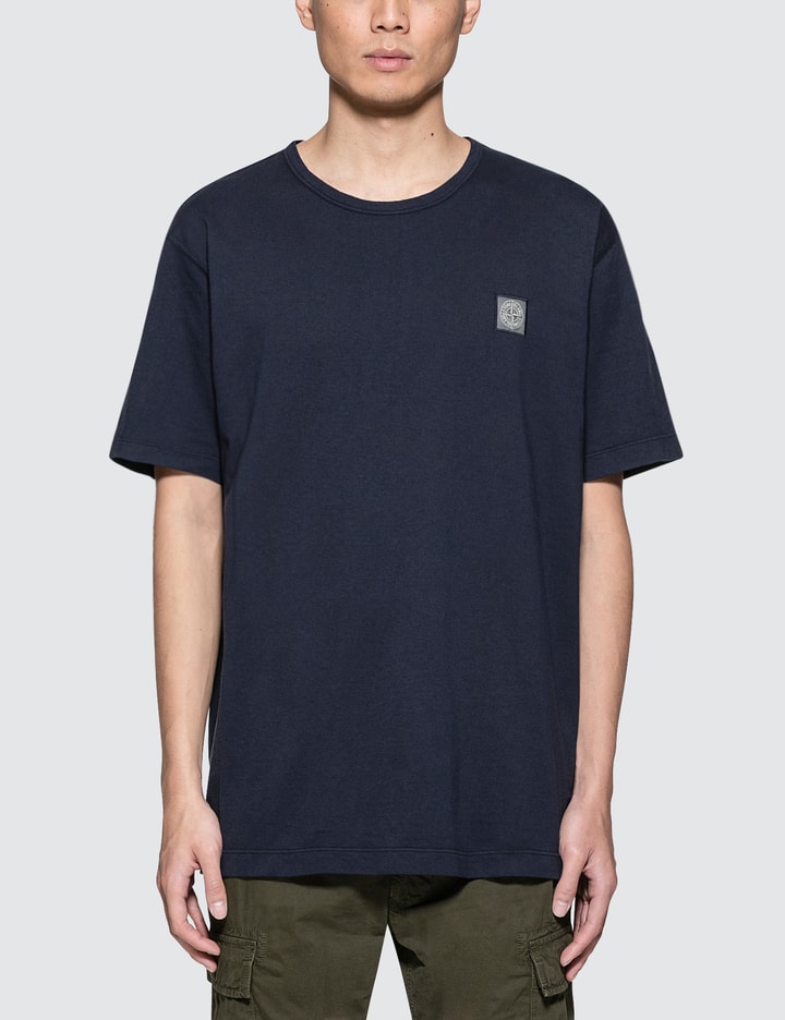 S/S T-Shirt With White Logo Patch Placeholder Image