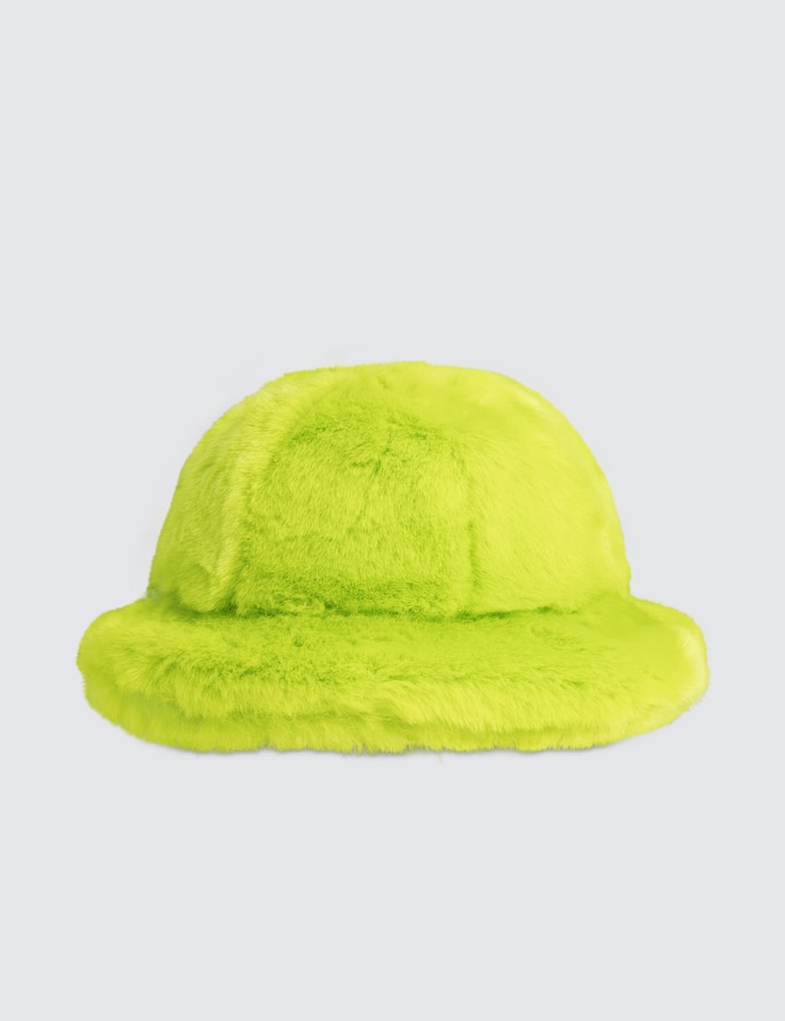 Smile Faux Fur Bucket Hat Placeholder Image