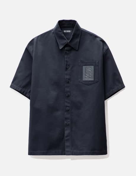 Raf Simons Oversized Short Sleeve Denim Shirt