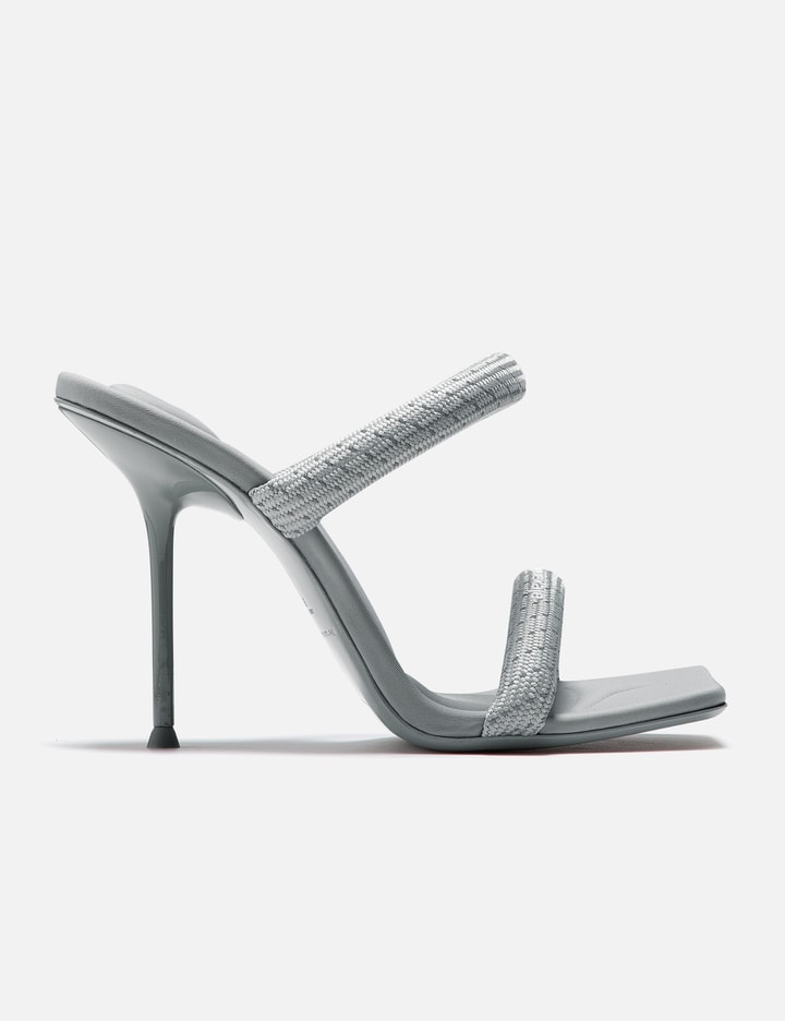 Alexander Wang Julie Sandal In Nylon In Grey