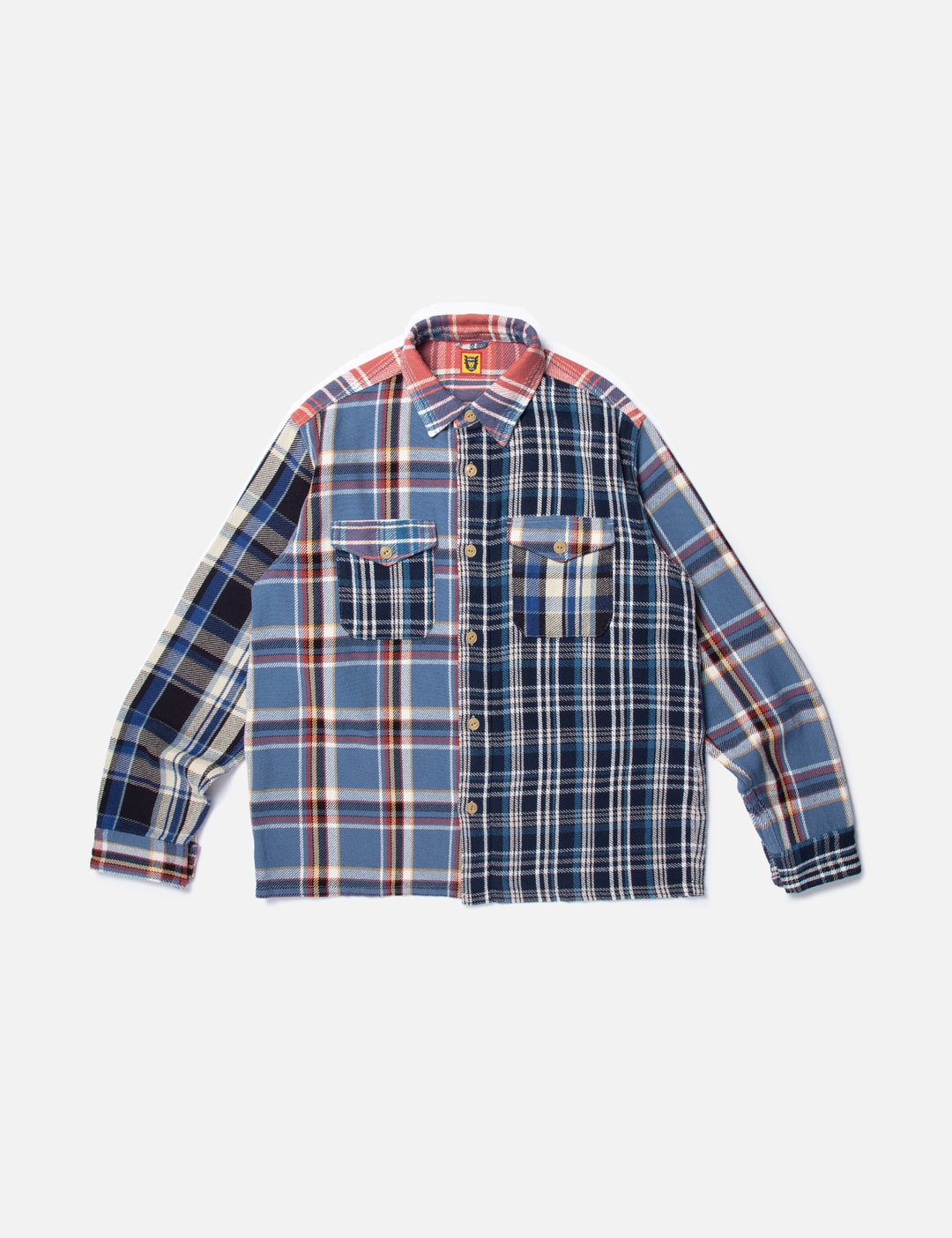 Human Made Crazy Check Long Sleeve Shirt