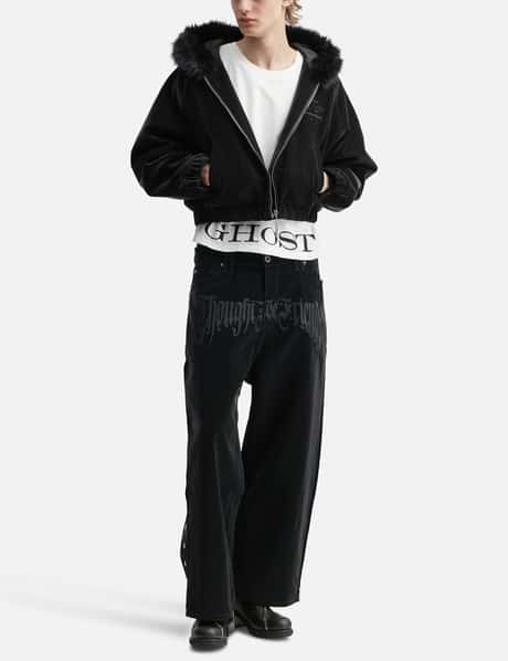 "Stephen" Black Baggy Pants view 14