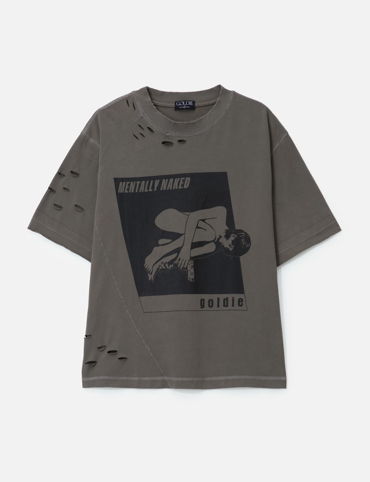 Naked Distressed Washed T-Shirt Placeholder Image
