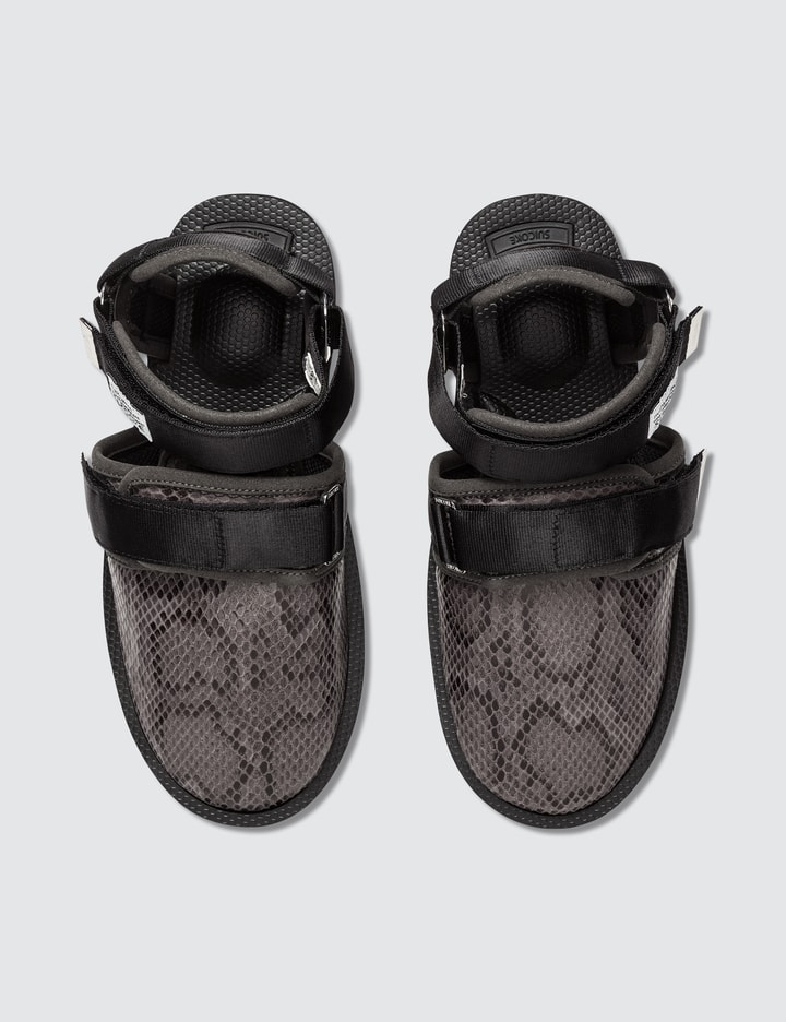 Snake-Effect Velcro Sandals Placeholder Image