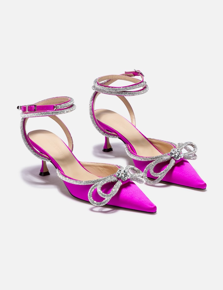 Double Bow Satin Heels Placeholder Image