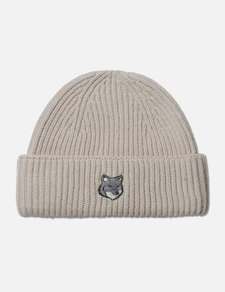메종 키츠네 Fox Head Large Beanie