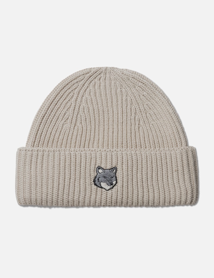 Maison Kitsuné Fox Head Large Beanie