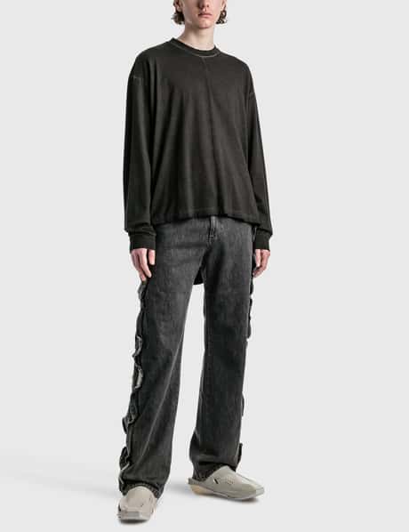 KUSIKOHC Black Origami Trousers KUSIKOHC