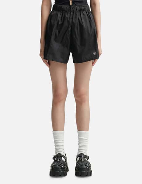 Black prada nylon shorts Clearance