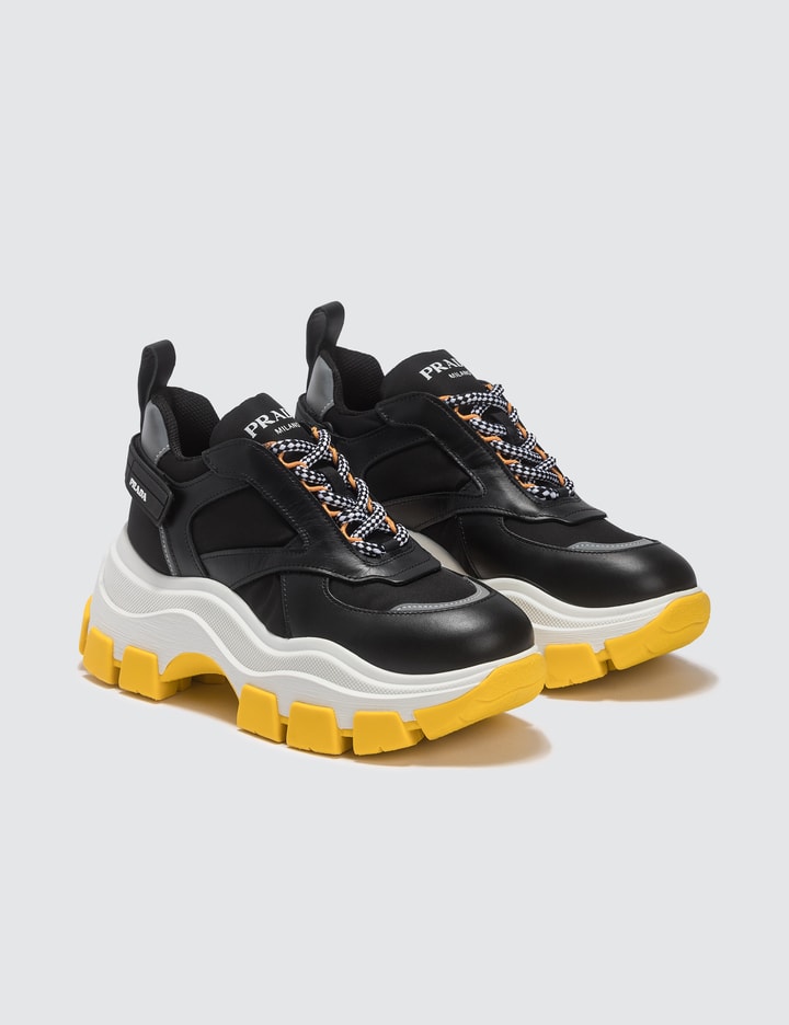 Prada - Platform Sneakers | HBX - Globally Curated Fashion and Lifestyle by Hypebeast Prada - Platform Sneakers | HBX - Globally Curated Fashion and Lifestyle by Hypebeast