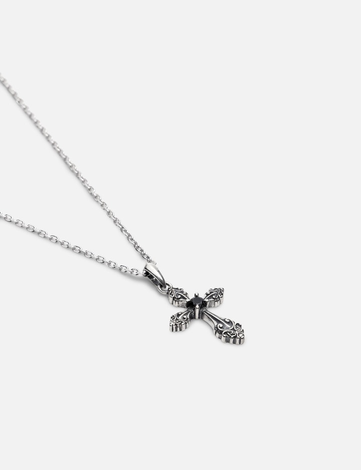 Oxidised Cross Pendant Necklace Placeholder Image