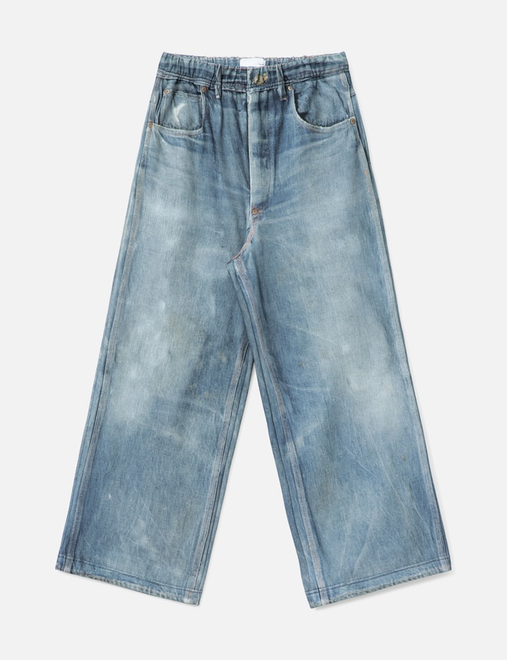 Trompe L'Oeil Denim Sweatpants Placeholder Image
