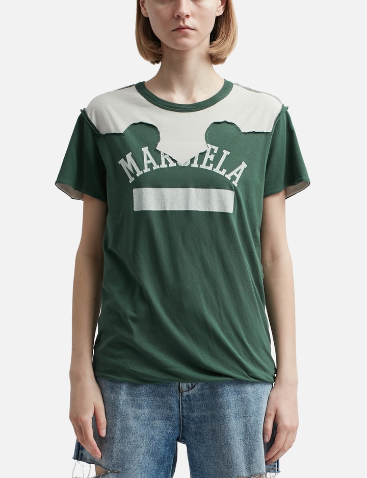 Maison Margiela Décortiqué T-shirt In Green