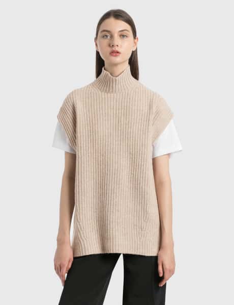 Ganni Rib Knit Vest HBX