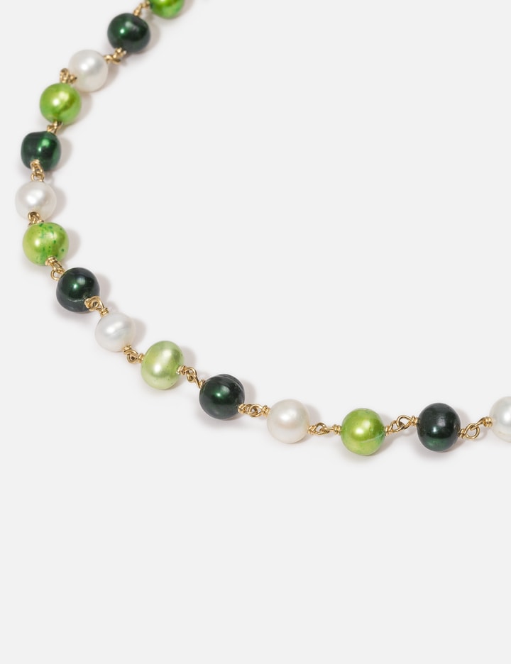 The Single Multi Green Freshwater Pearl Necklace Placeholder Image