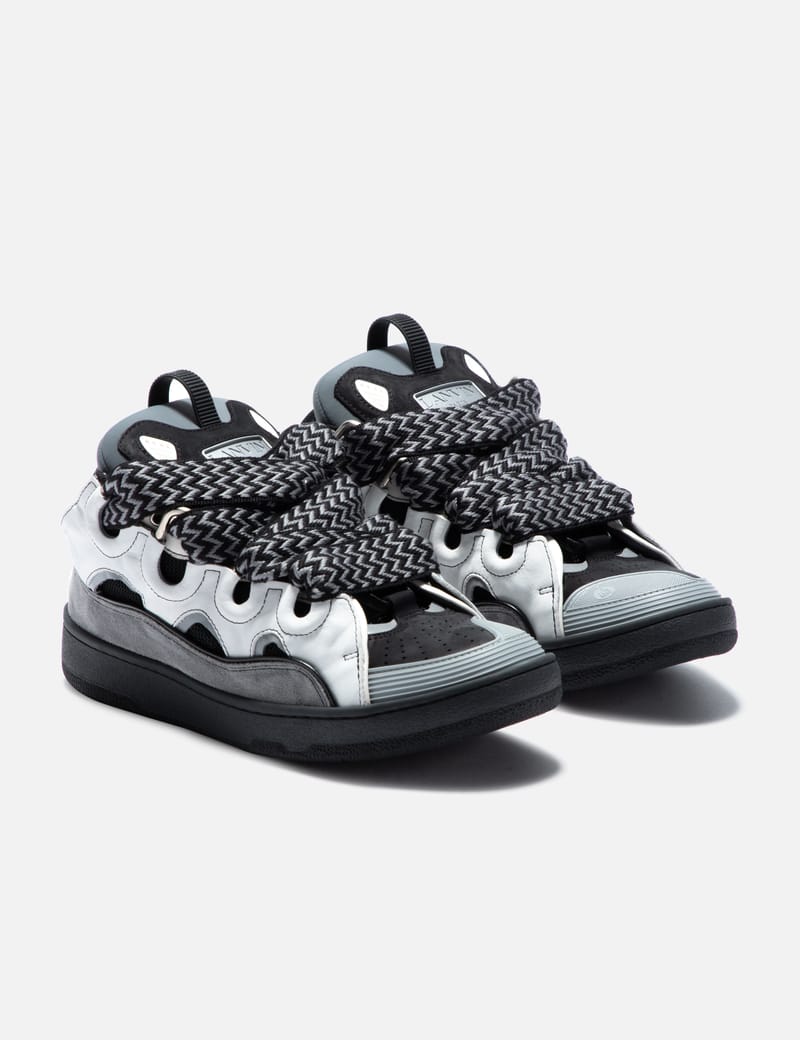 Lanvin - Leather Curb Sneakers | HBX