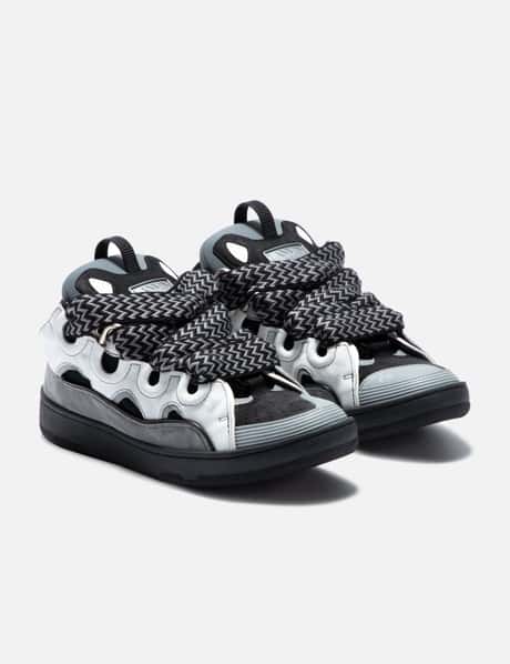 Lanvin - Leather Curb Sneakers | HBX - ハイプビースト(Hypebeast)が 