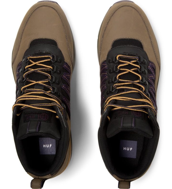 Huf Chestnut/Purple HR-1 Shoes