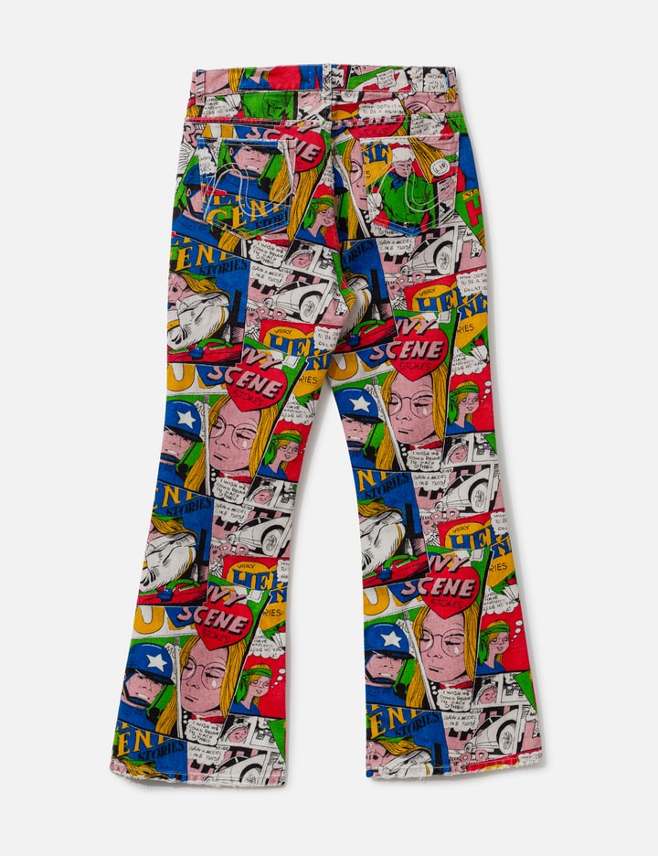 ERL Unisex Printed Denim Pants