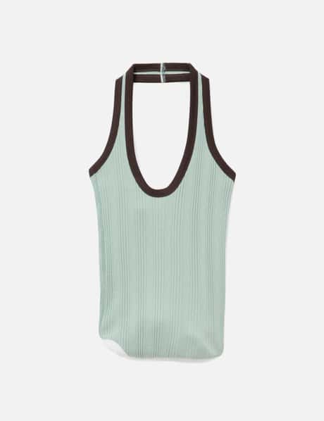 Double-End Suvin Compact Rib Tank Top view 17