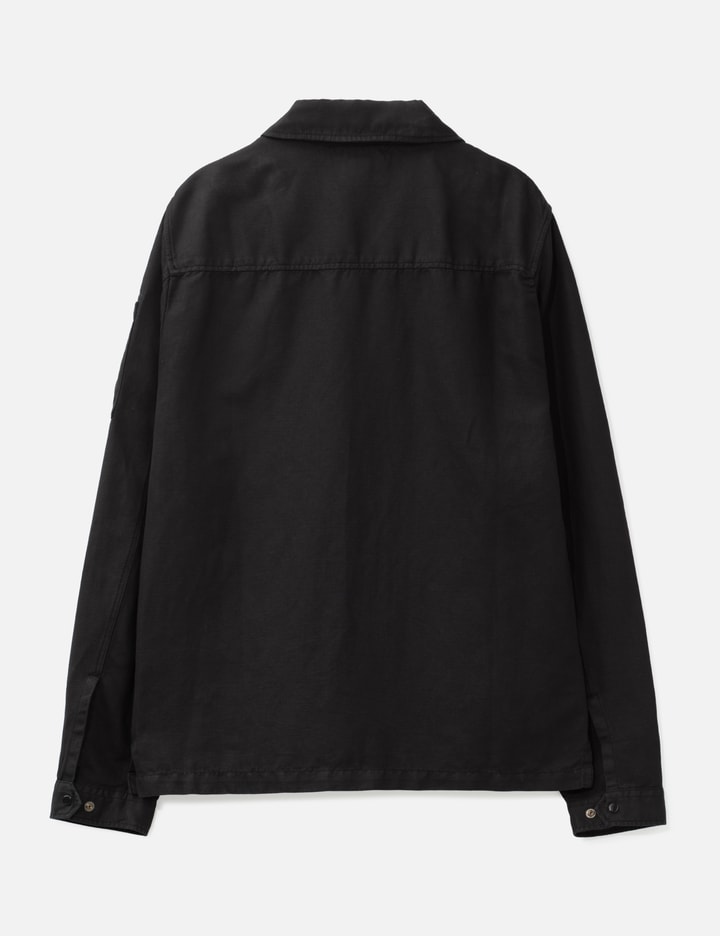 C.P. Company Cotton/Linen Zipped Lens Overshirt